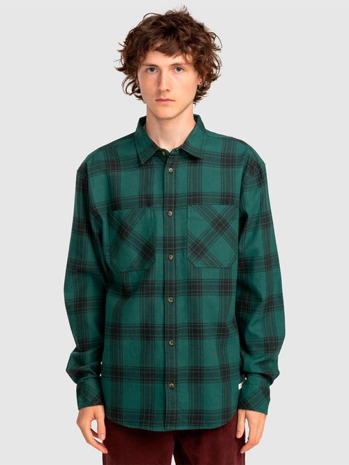 Camisa Manga Larga Hombre Compass Verde Element