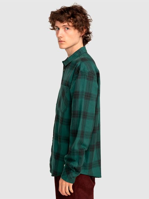 Camisa Manga Larga Hombre Compass Verde Element