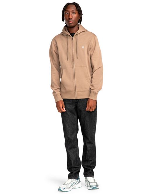Poleron Hombre Cornell Classic Full Zip Beige Element