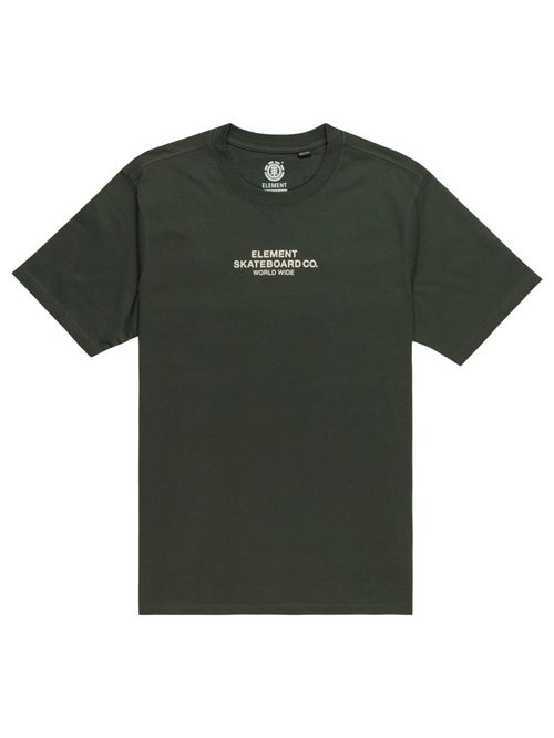 Polera Manga Corta Hombre Skateboard Co Verde Element