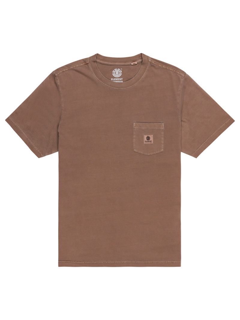 Polera-Manga-Corta-Hombre-Basic-Pocket-Cafe-Element