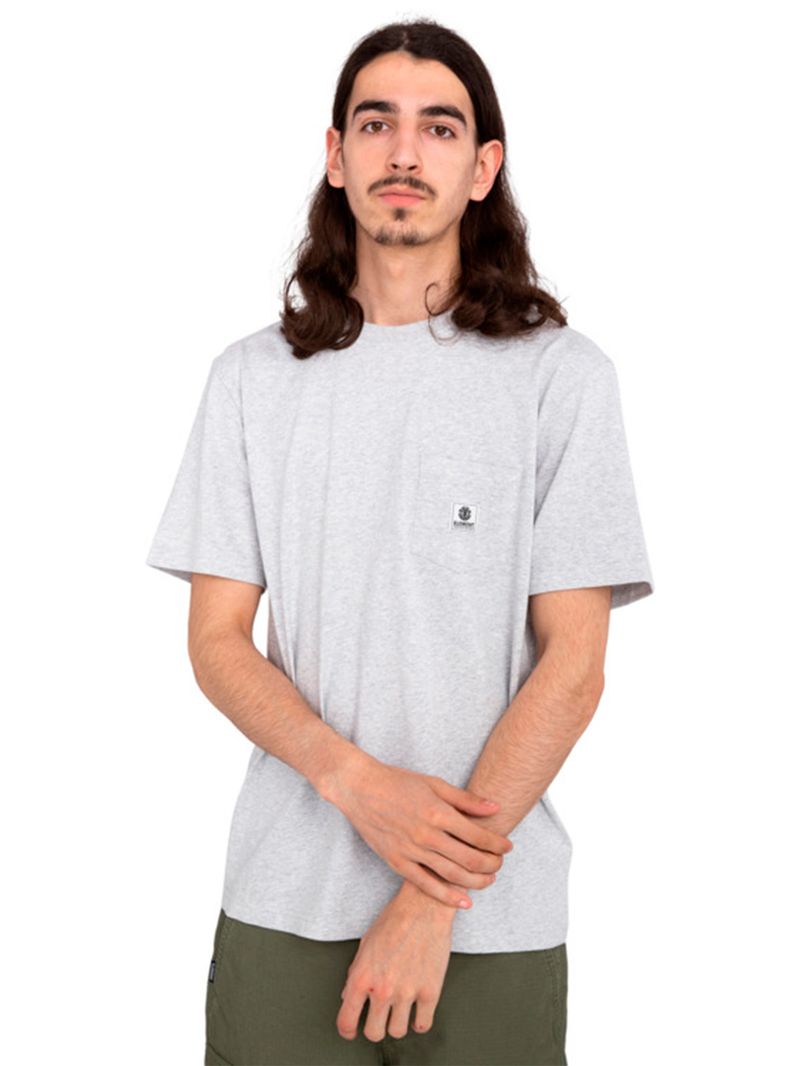 Polera-Manga-Corta-Hombre-Basic-Pocket-Gris-Element