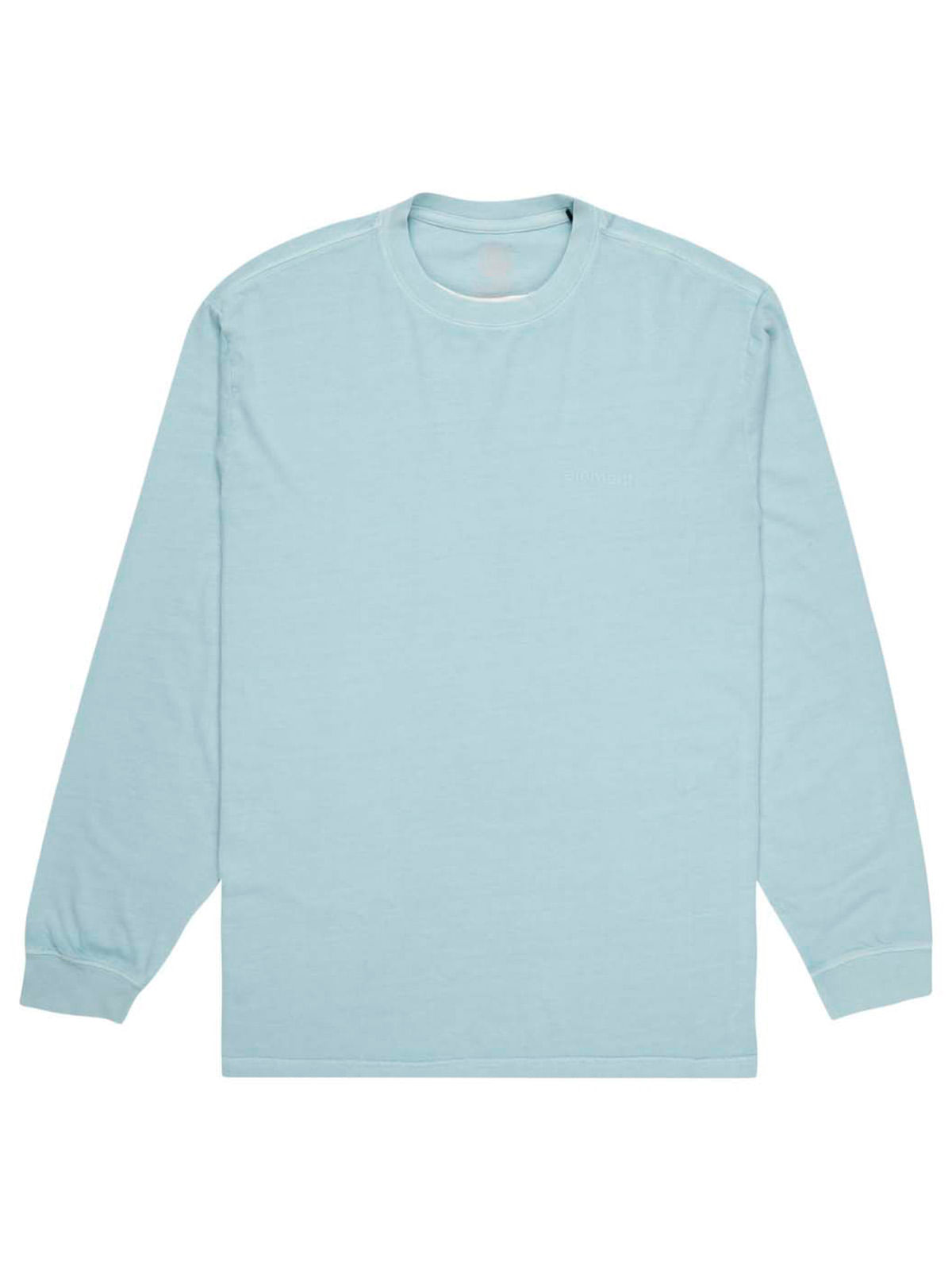 Polera Manga Larga Hombre Basic Pocket Pigment Celeste Element-Element ...
