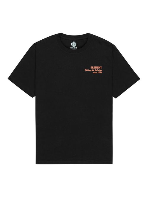 Polera Manga Corta Hombre Job Done Negra Element