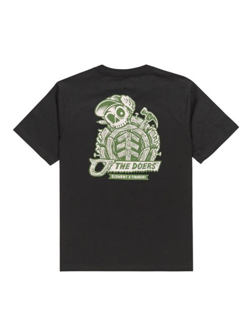 Polera Manga Corta Hombre Ambition Negra Element