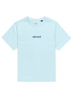 Polera Manga Corta Niño Simple Logo Celeste Element