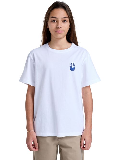 Polera Manga Corta Niño Ambition Blanca Element