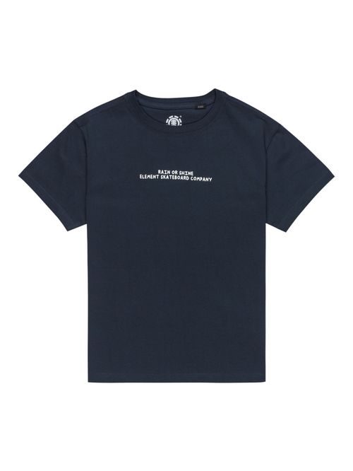 Polera Manga Corta Niño Rain Or Shine Azul Element