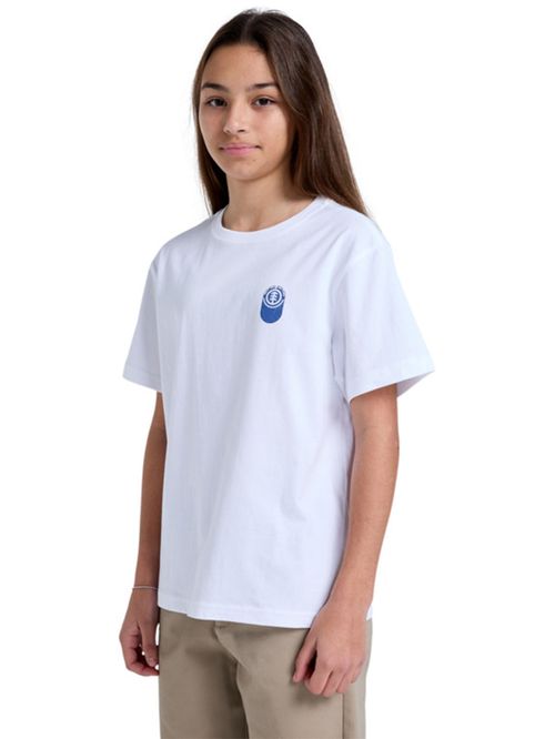 Polera Manga Corta Niño Ambition Blanca Element