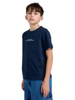 Polera Manga Corta Niño Rain Or Shine Azul Element