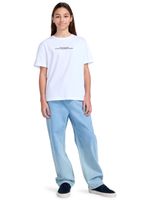 Polera Manga Corta Niño Rain Or Shine Blanca Element