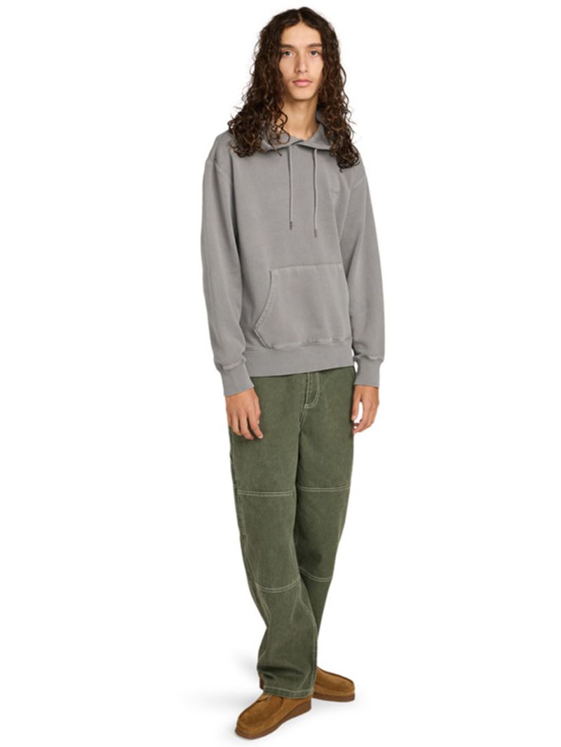 Polerón Hombre Lowcase pigment Gris Element