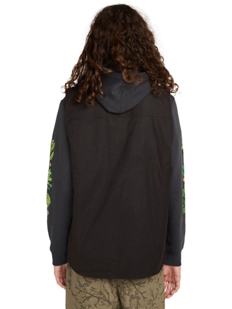 Chaqueta Sin Mangas Hombre Bigfoot waxed Café Element